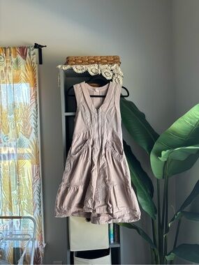 daily practice anthropologie cotton utility dress